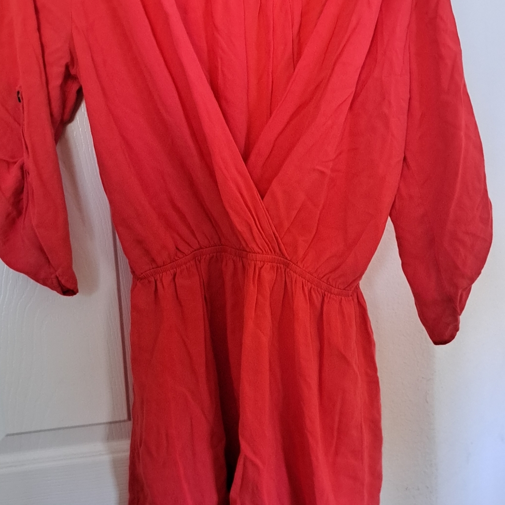 Windsor large coral romper